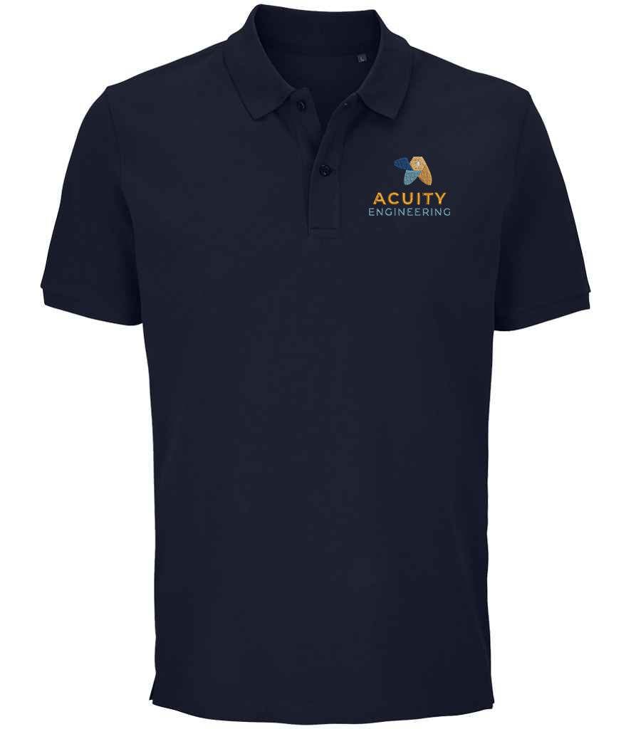 Acuity Engineering Polo Shirts Unisex 100% Cotton Polo Shirts Unisex Navy S