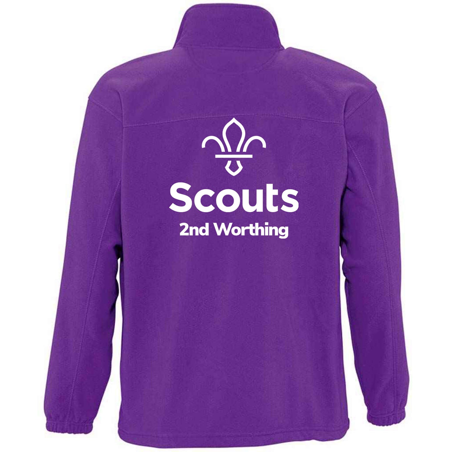 2nd Worthing Scouts Leaders Embroidered Fleece Jacket