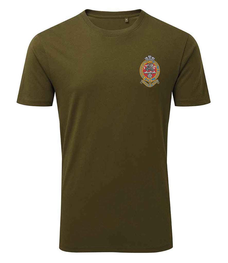 The Princess of Wales's Royal Regiment T-Shirt made from 100% organic cotton.