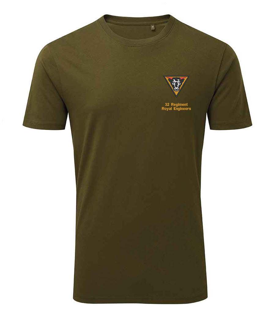 Royal Engineers Clothing 32 Regiment Royal Engineers T-Shirt Black S