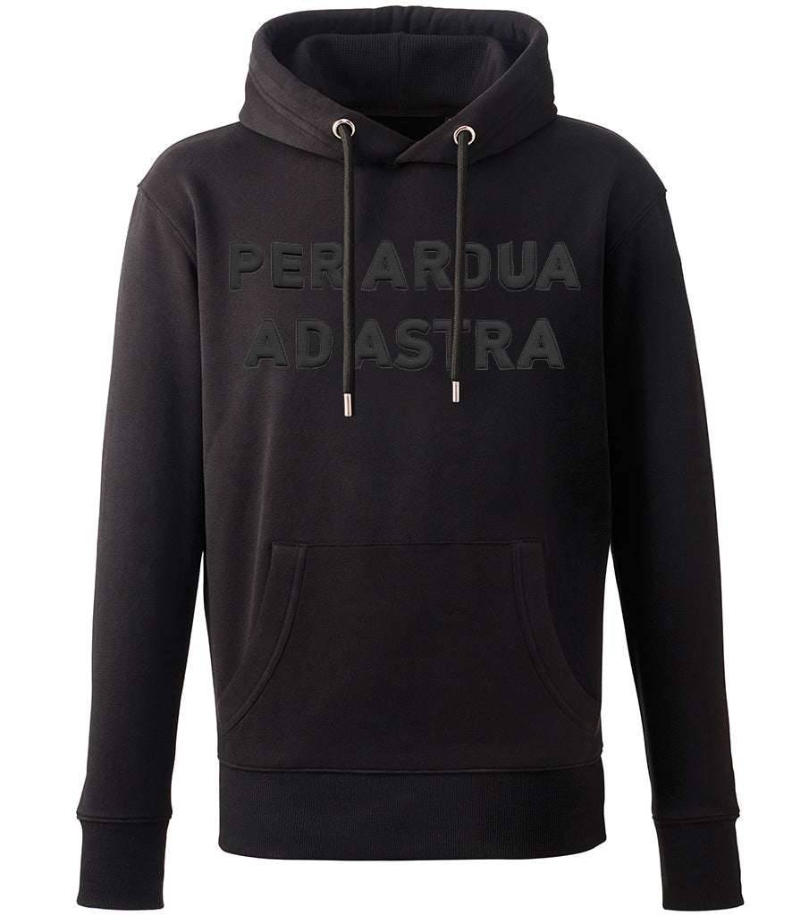 Per Ardua Ad Astra 3D Puff Embroidered Logo Hoodie