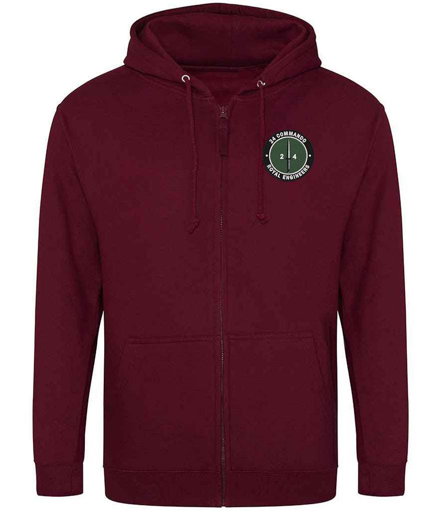 24 Commando Engineer Regiment Zipped Hoodie