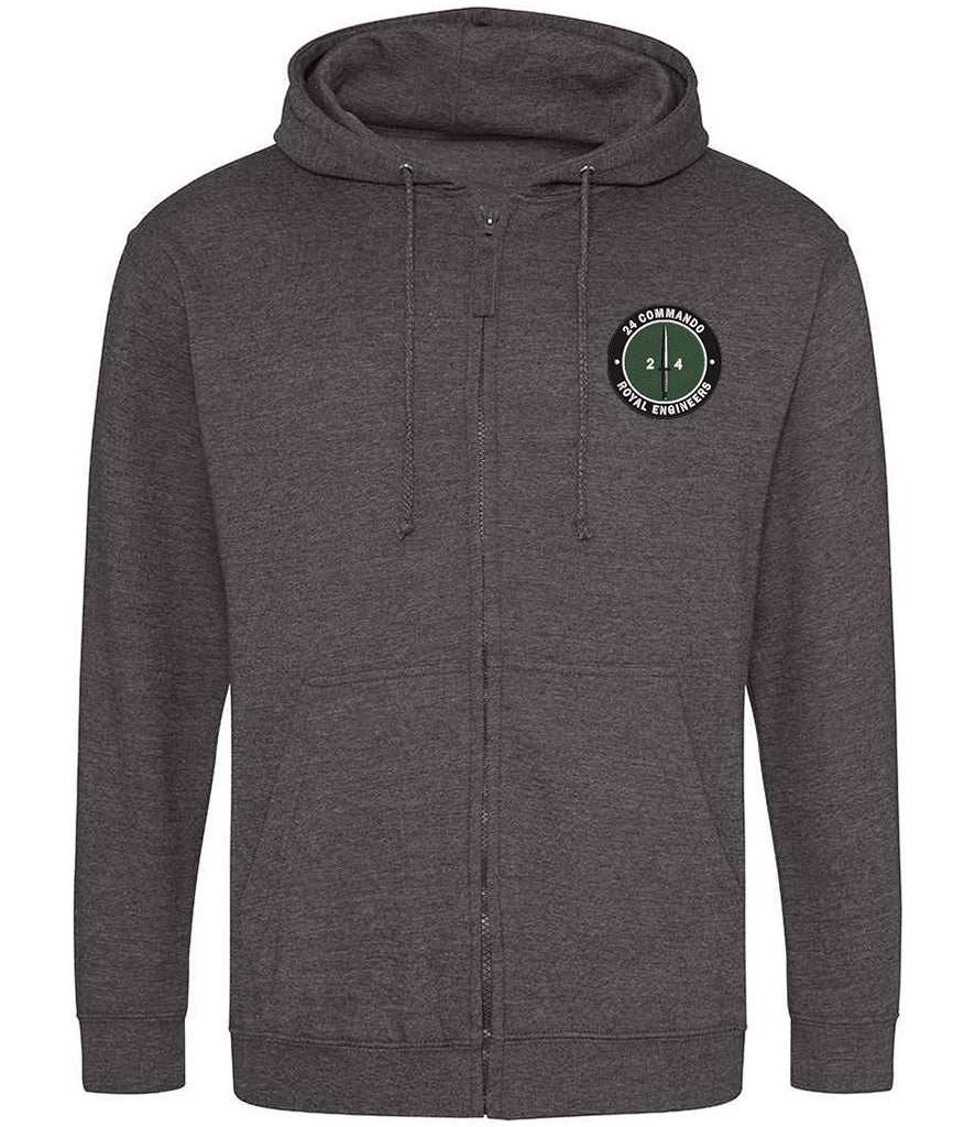 24 Commando Engineer Regiment Zipped Hoodie