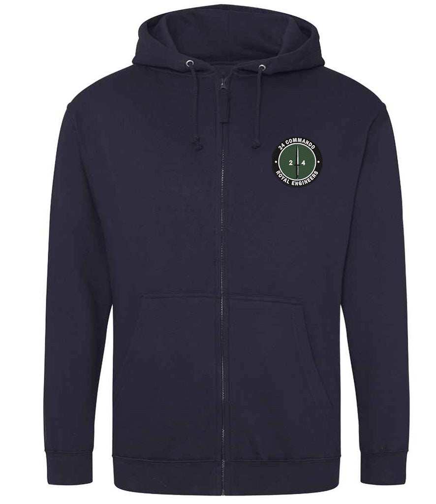 24 Commando Engineer Regiment Zipped Hoodie