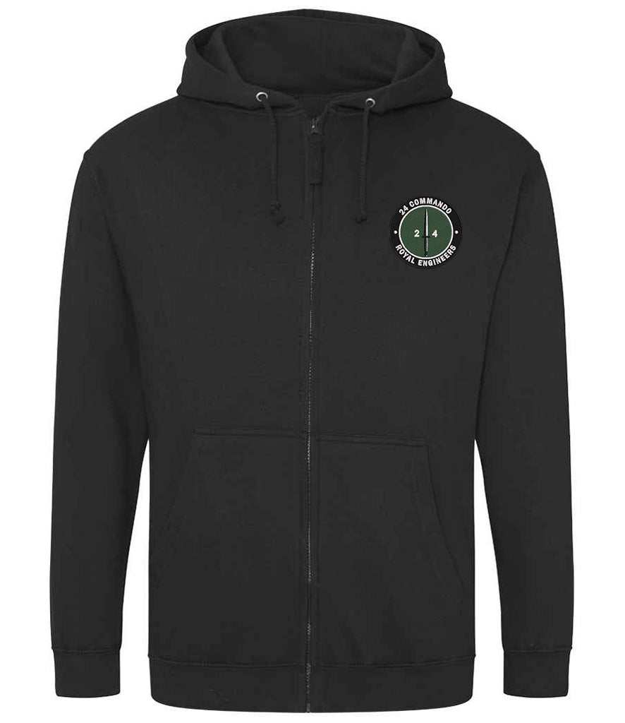 24 Commando Engineer Regiment Zipped Hoodie