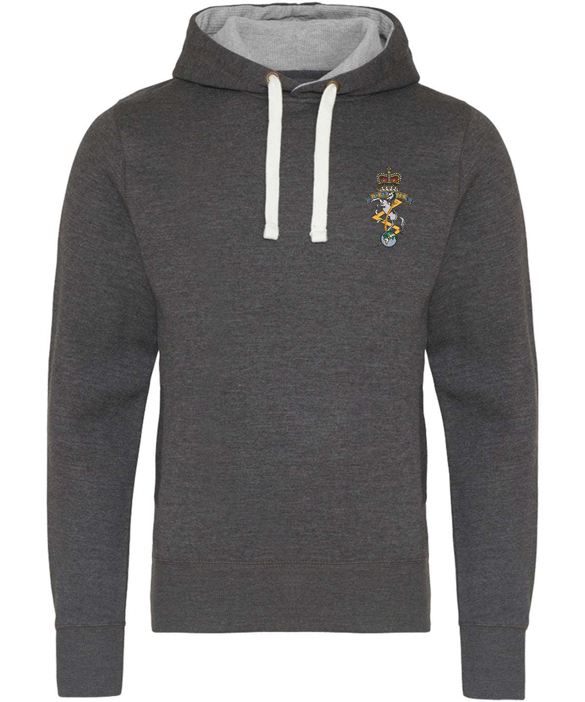 REME Chunky Hoodie with badge, cotton-poly blend, warm and durable design.