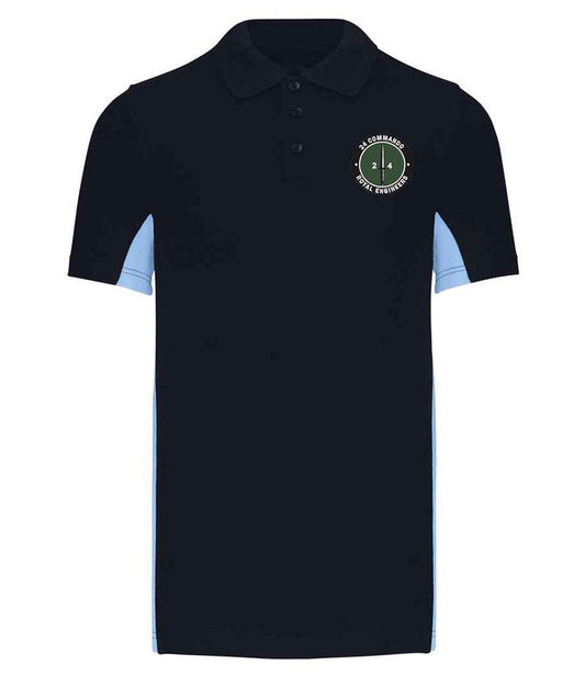 24 Commando Engineer Regiment  Bi Colour Polo Shirt