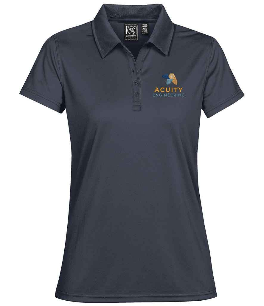 Acuity Engineering 100% Polyester Performance Polo Shirt Female Fit Navy 45510