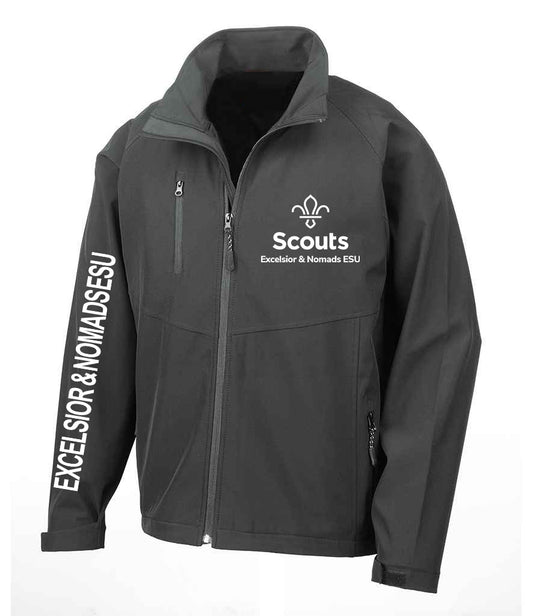 Excelsior & Nomads Embroidered ESU Soft Shell Jacket  S