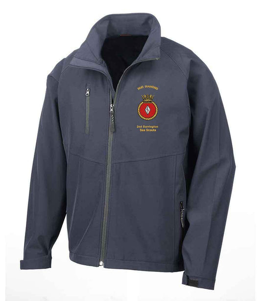 2nd Durrington Sea Scouts  Embroidered Logo Soft Shell Jacket  S