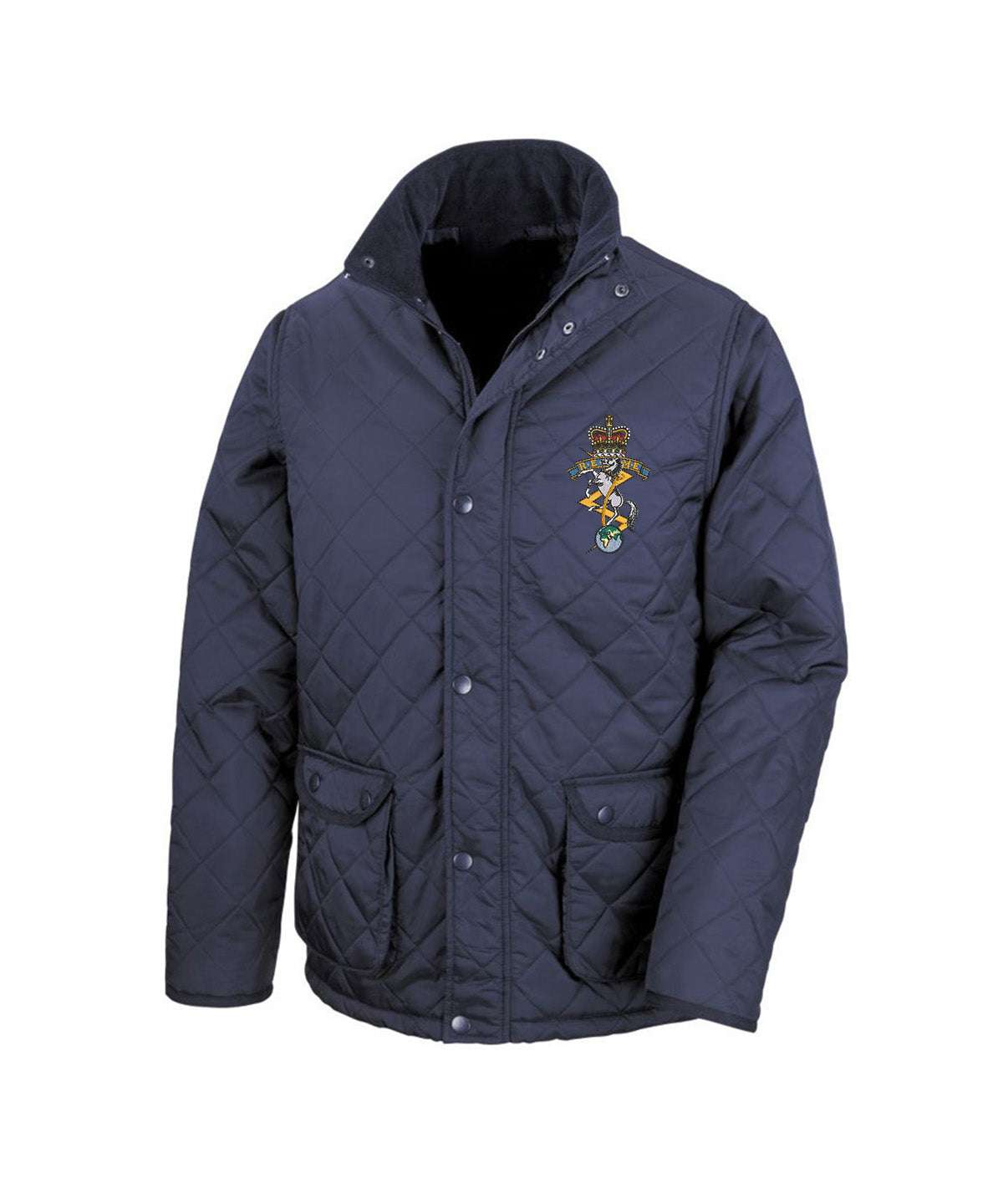 REME Cheltenham Jacket with badge, 210T polyester, durable and stylish.