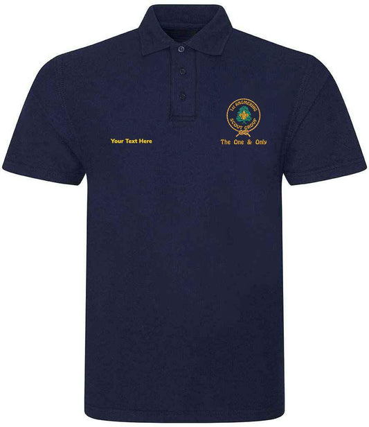 1st Angmering Scouts Embroidered Polo Shirt Youth Size