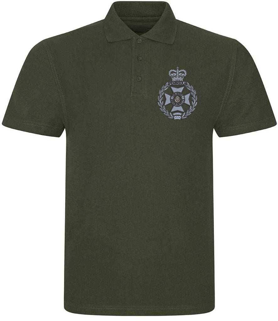 Royal Green Jackets Clothing,Royal Green Jackets Merchandise, Royal Green Jackets Veterans Clothing,Royal Green Jackets Polo Shirt Maroon