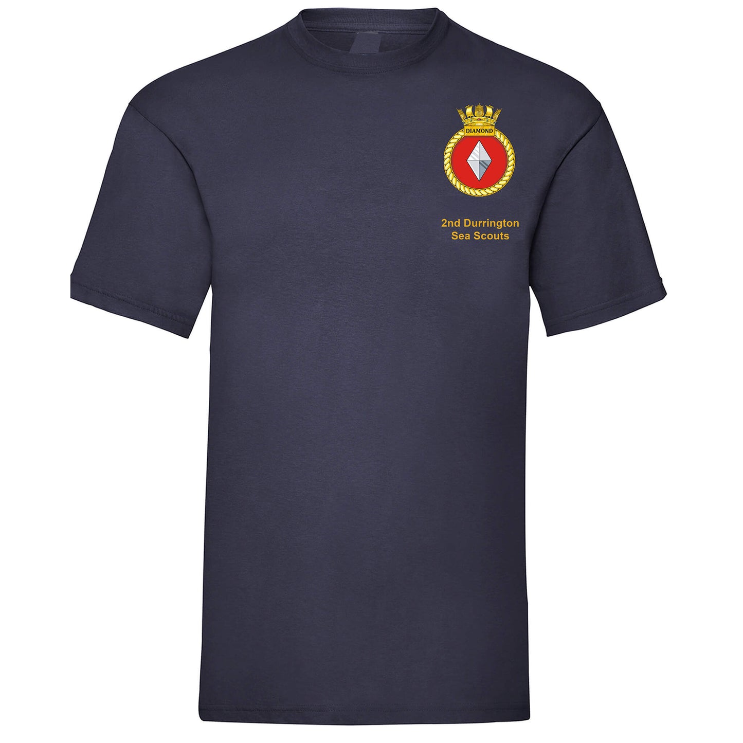 2nd Durrington Sea Scouts Scout Section T-Shirt Printed Logo