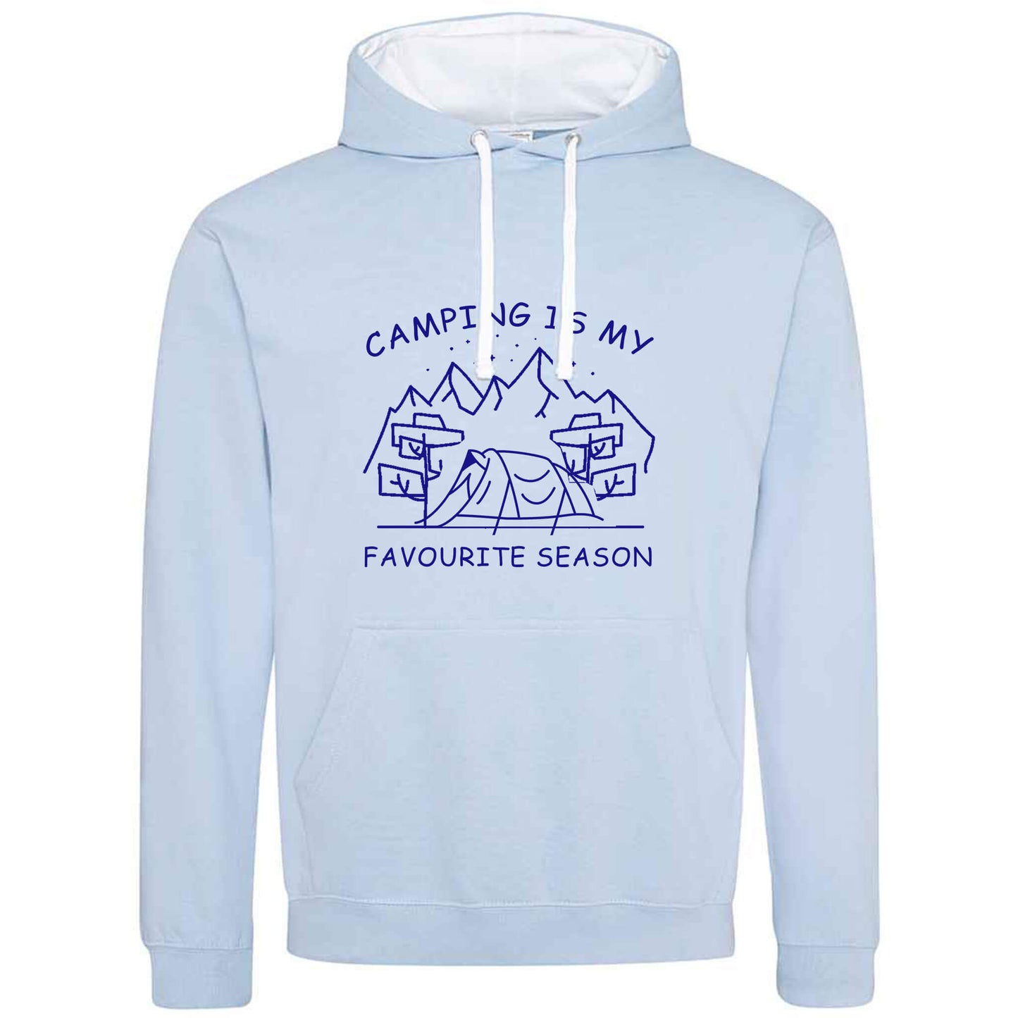 Camping Is My Favourite Season Graphic Hoodie