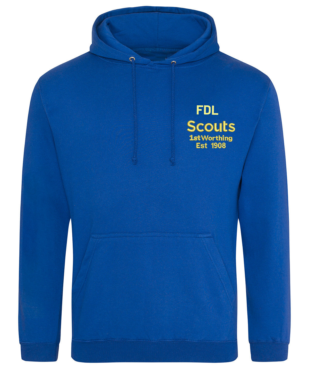 1st Worthing Scouts Embroidered Hoodie Youth Size