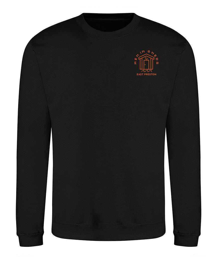 East Preston Men in Sheds Emroidered Sweat Shirt Black s