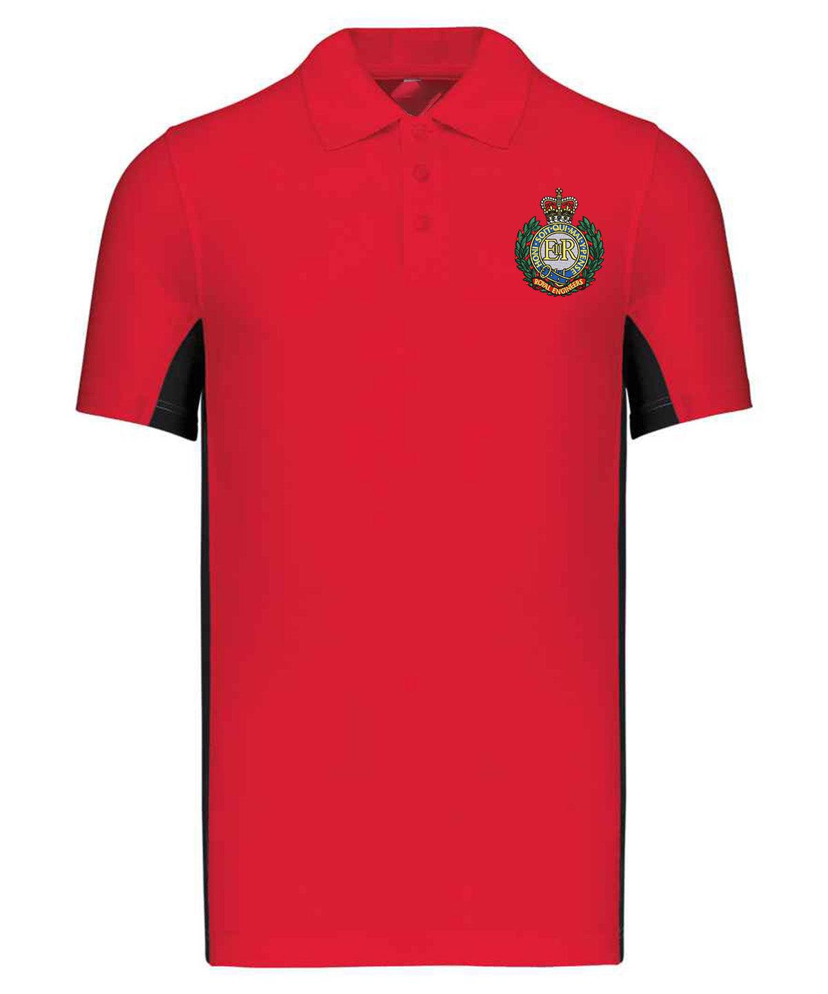 Royal Engineers Bi Colour Polo Shirt