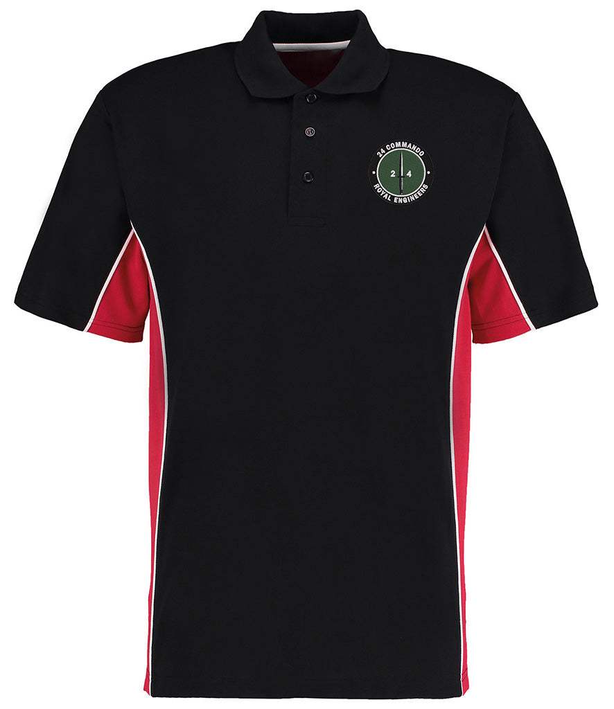 24 Commando Engineer Regiment Contrast Pique Polo Shirt