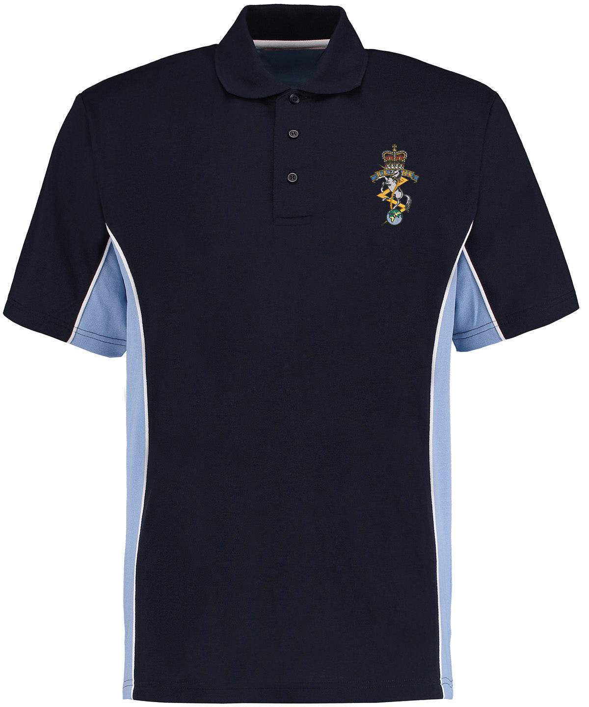 REME Contrast Pique Polo Shirt with embroidered badge.