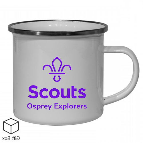 Osprey ESU Summer Camp 2024 Enamel Mug  White