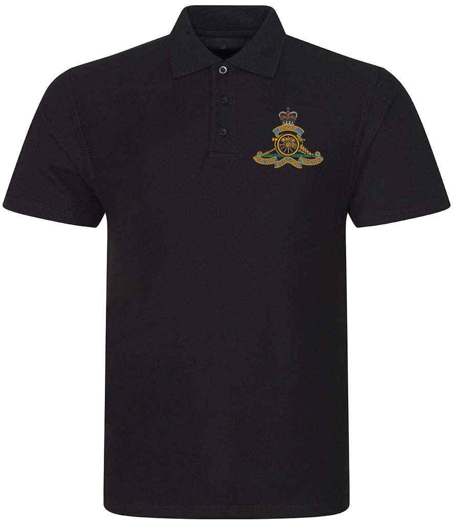 Royal Artillery  Clothing,Royal Artillery  Merchandise, Royal Artillery  Veterans Clothing,Royal Artillery Polo Shirt Navy