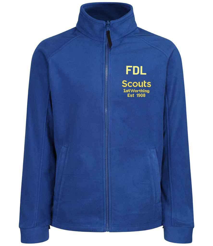 1st Worthing Scouts Leaders Embroidered Fleece Jacket