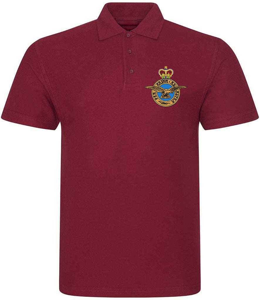 Royal Airforce  Clothing,Royal Airforce  Merchandise, Royal Airforce  Veterans Clothing,Royal air force Polo Shirt Royal Blue