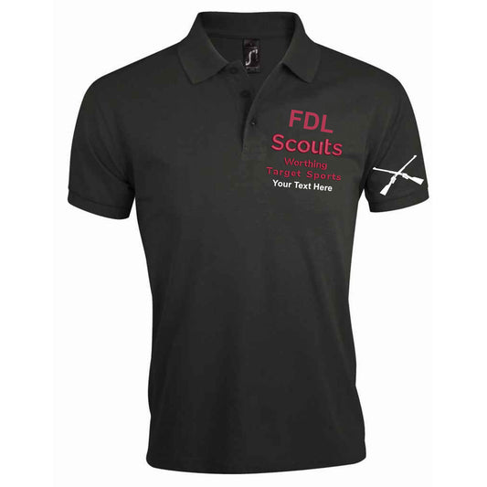 Worthing Scouts Target Sports Embroidered Polo Shirt